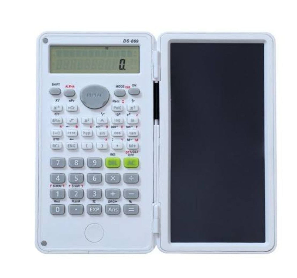 الحاسبة الذكية 2 في 1 مع لوحة كتابة LCD